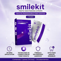Caja original de fábrica de las tiras blanqueadoras Serulox White Strips